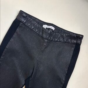 10 Crosby Derek Lam Black Leather Pants Sleek Minimalist Design